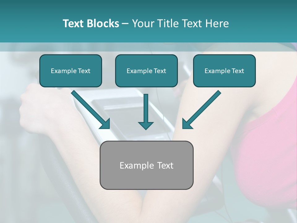 Caucasian Training Sport PowerPoint Template