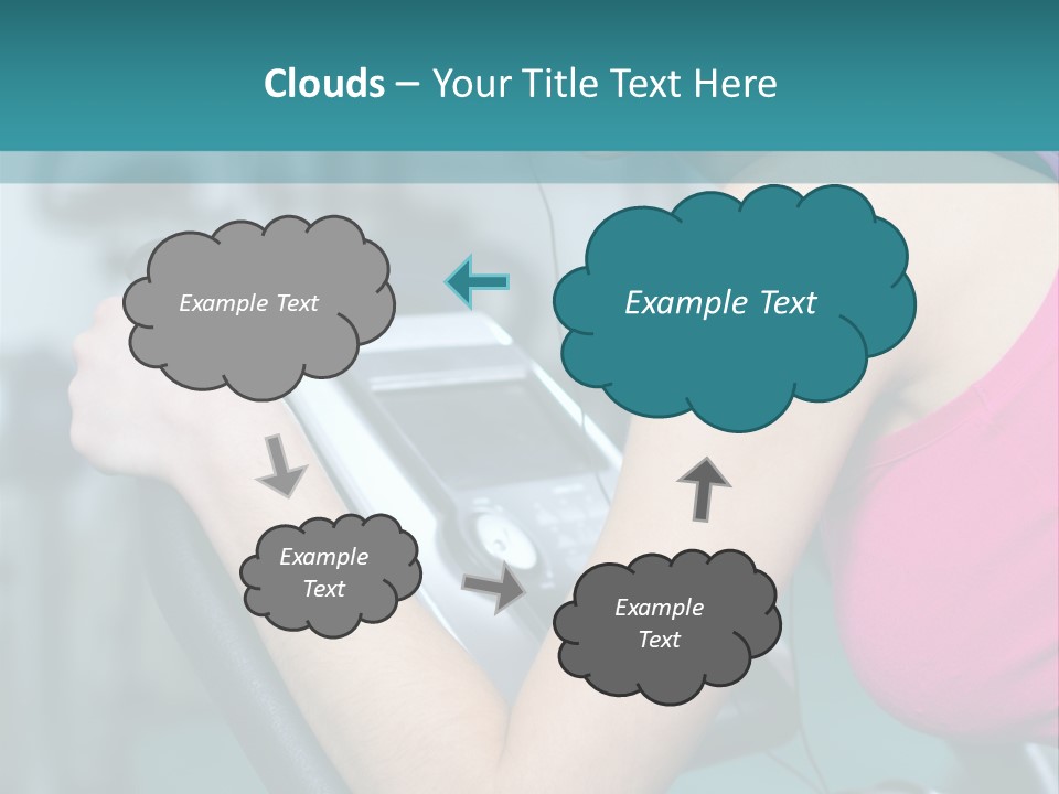 Caucasian Training Sport PowerPoint Template