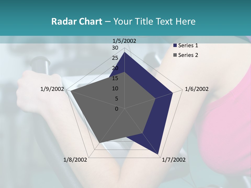 Caucasian Training Sport PowerPoint Template