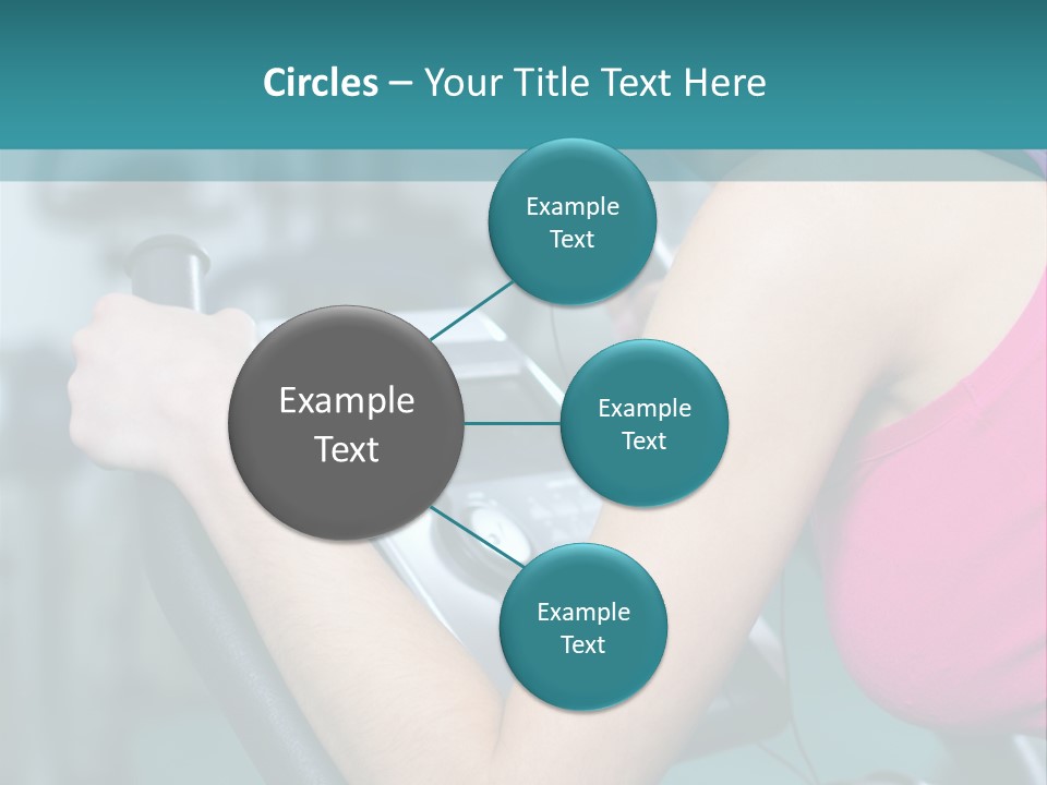 Caucasian Training Sport PowerPoint Template