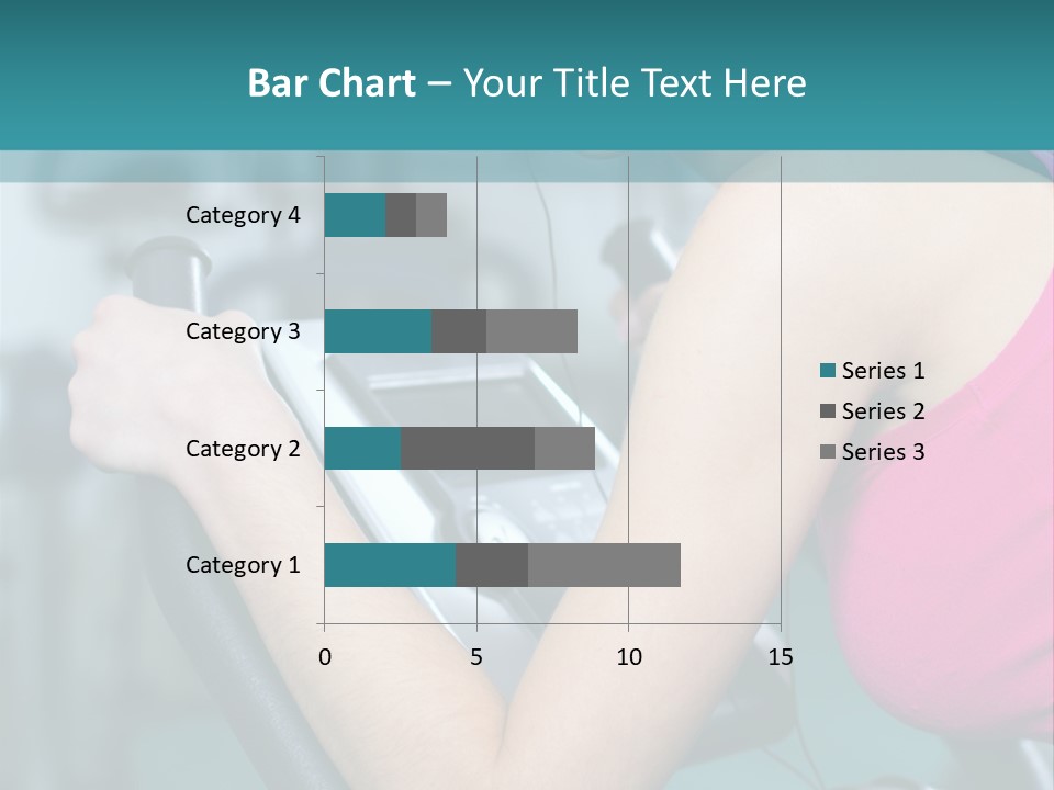 Caucasian Training Sport PowerPoint Template
