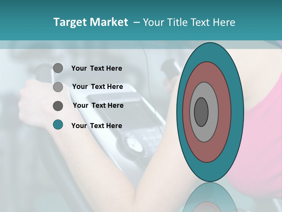 Caucasian Training Sport PowerPoint Template