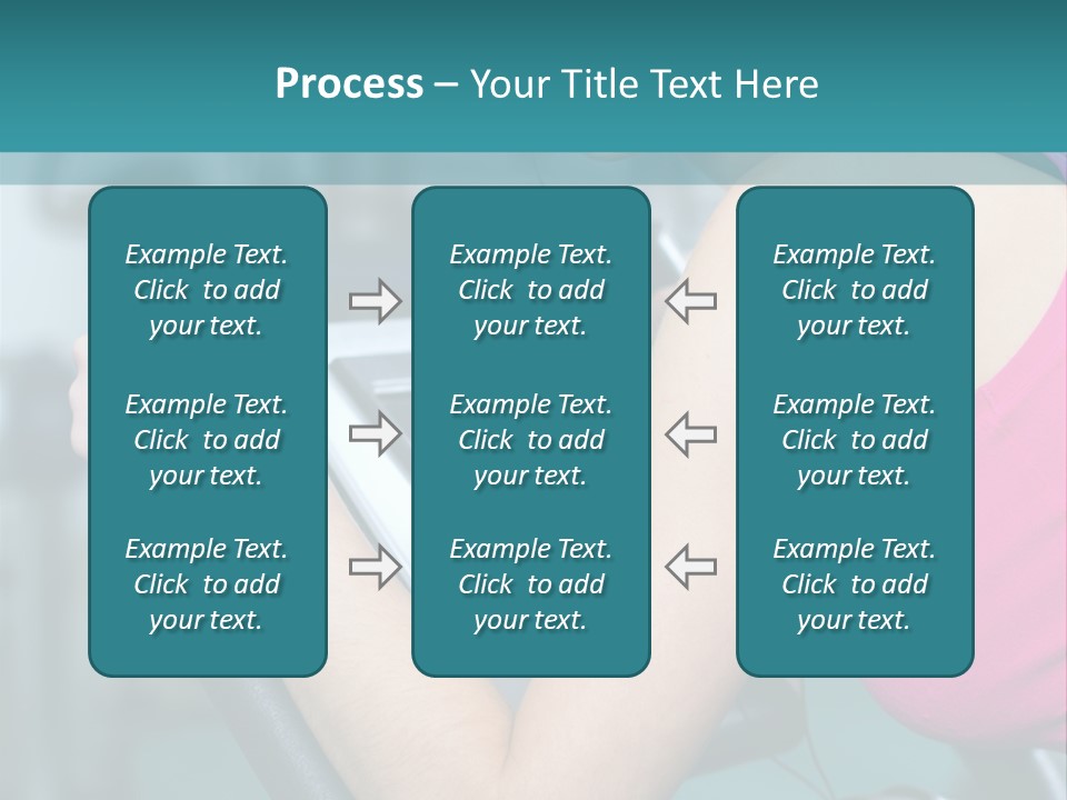 Caucasian Training Sport PowerPoint Template