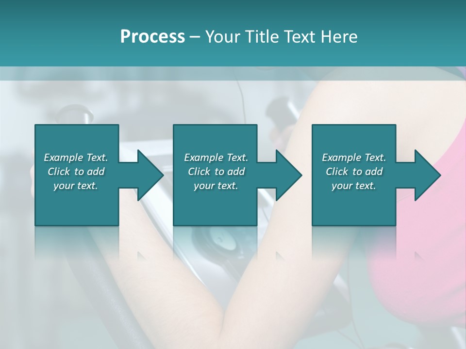 Caucasian Training Sport PowerPoint Template