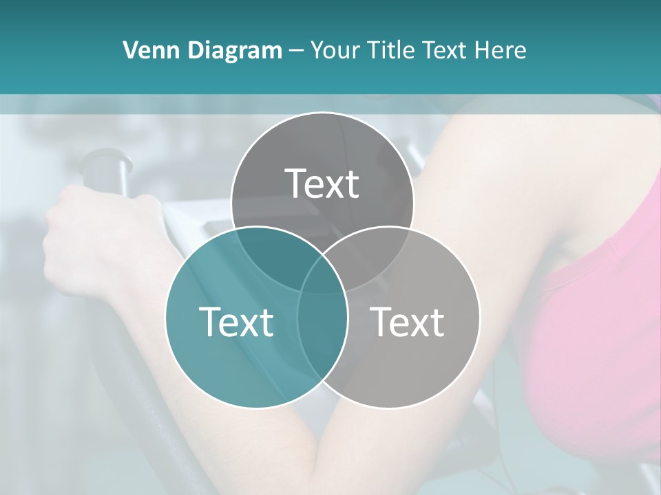 Caucasian Training Sport PowerPoint Template