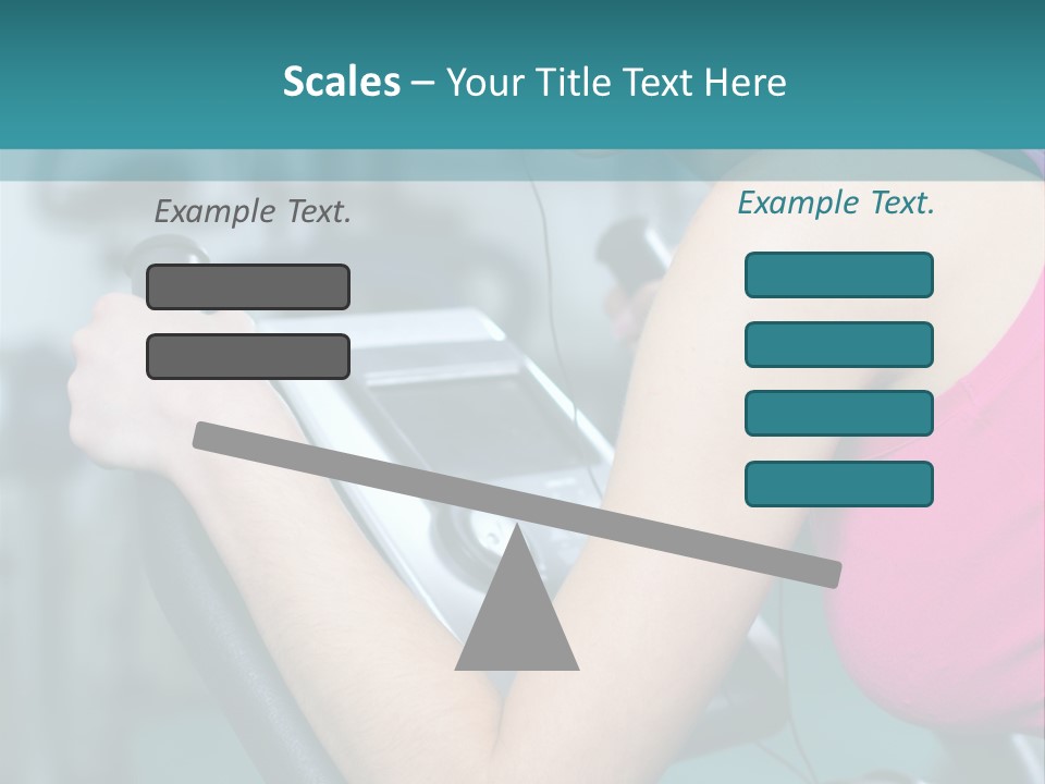 Caucasian Training Sport PowerPoint Template