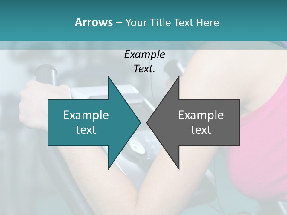 Caucasian Training Sport PowerPoint Template