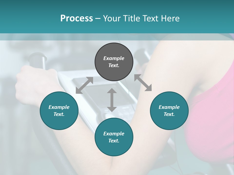 Caucasian Training Sport PowerPoint Template