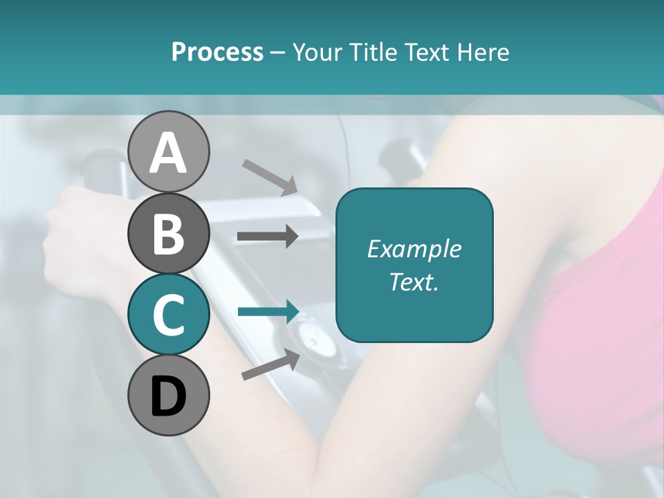 Caucasian Training Sport PowerPoint Template