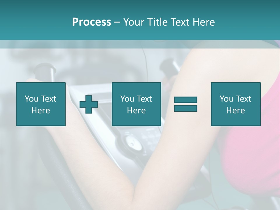 Caucasian Training Sport PowerPoint Template