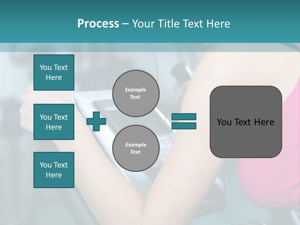 Caucasian Training Sport PowerPoint Template
