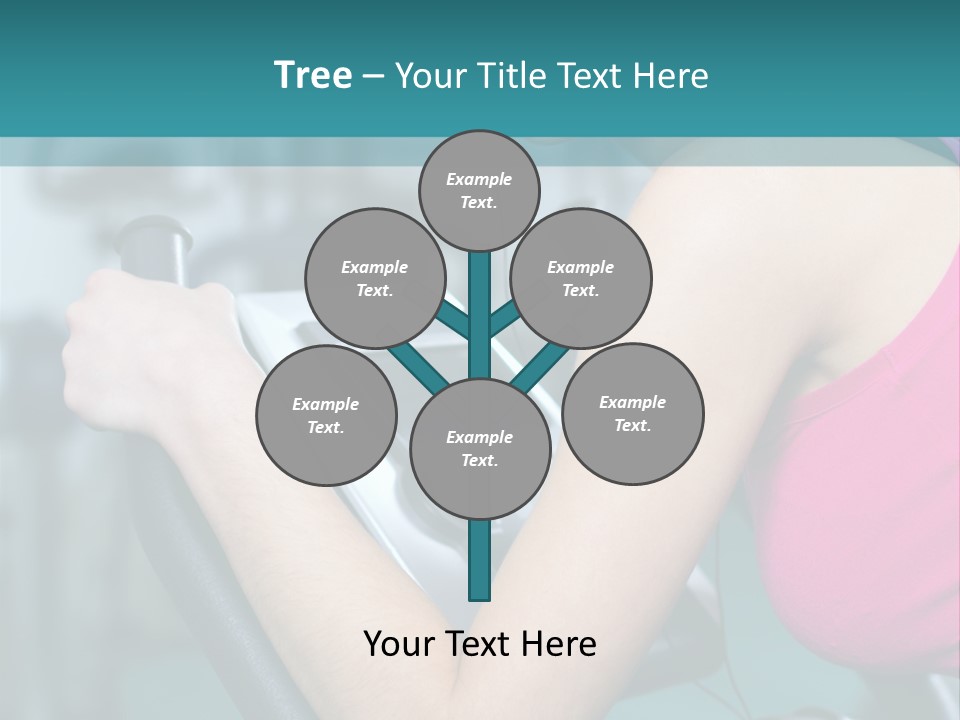 Caucasian Training Sport PowerPoint Template