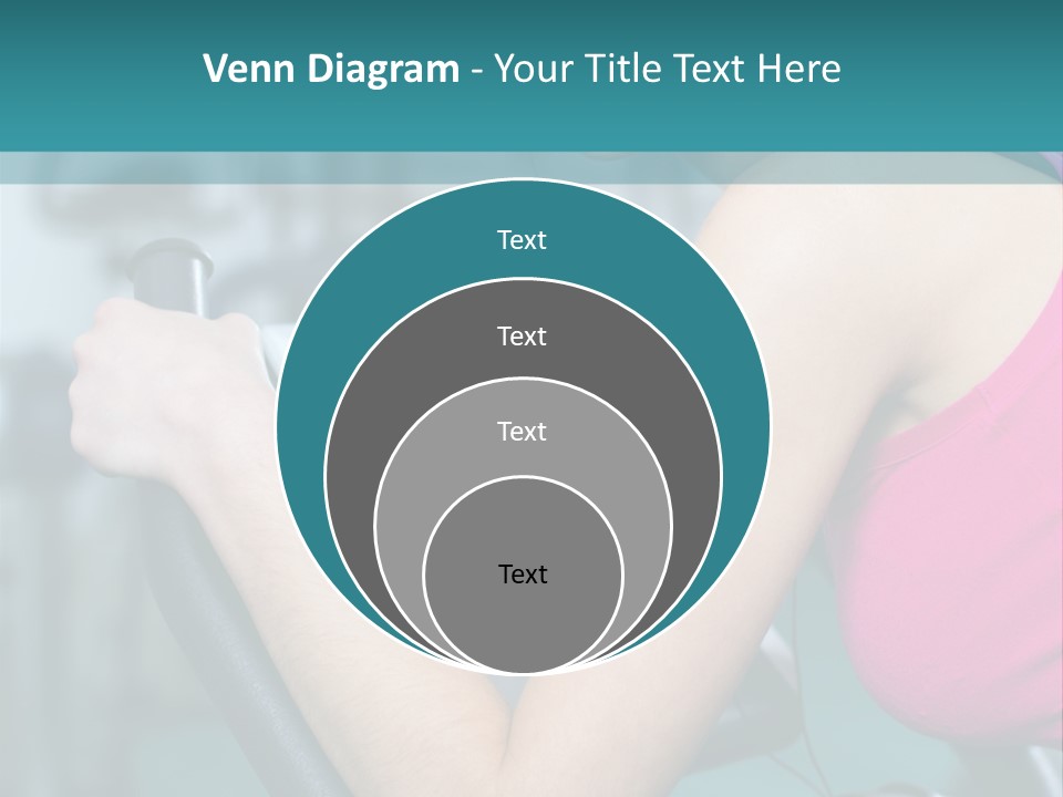 Caucasian Training Sport PowerPoint Template