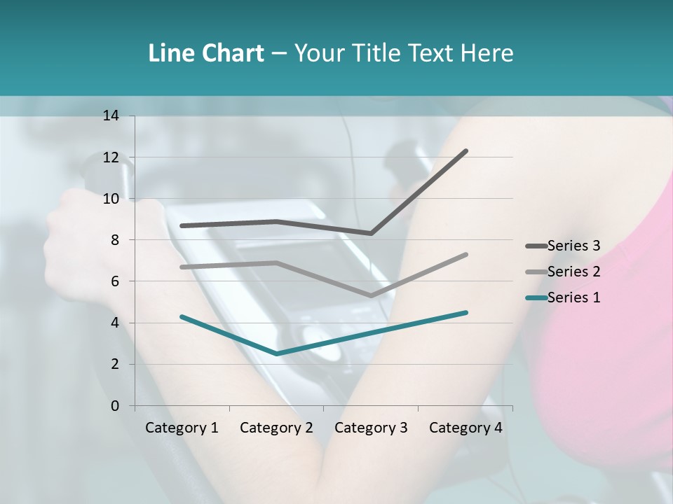 Caucasian Training Sport PowerPoint Template
