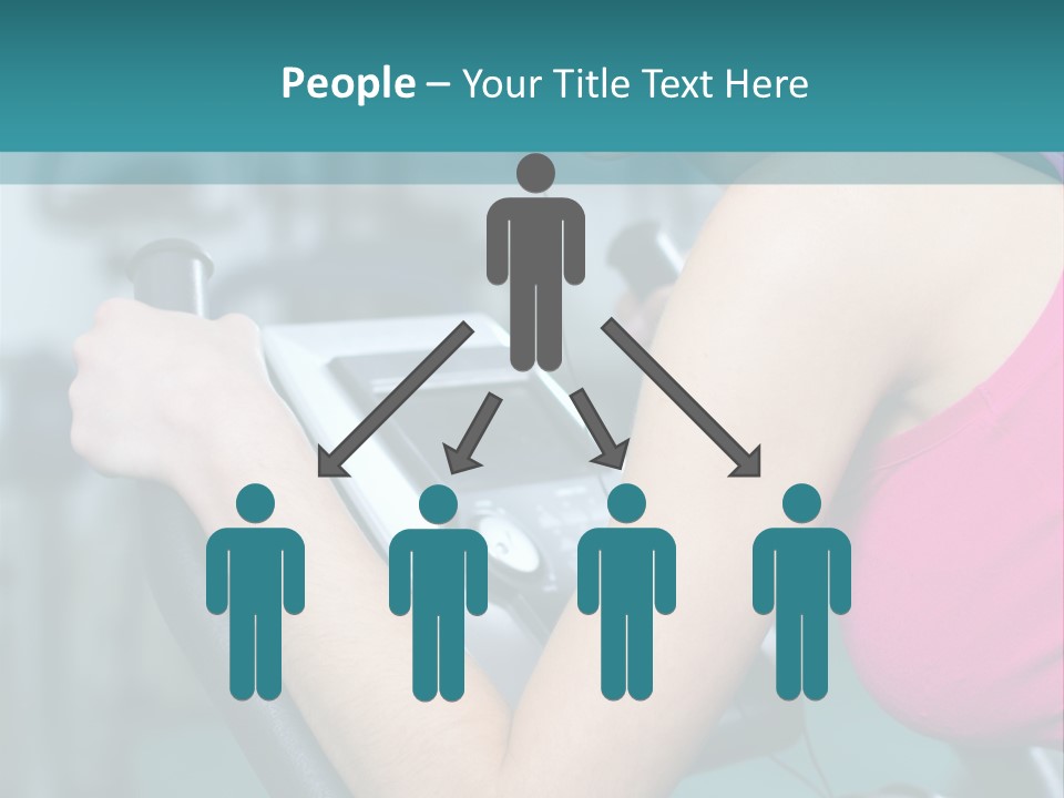 Caucasian Training Sport PowerPoint Template