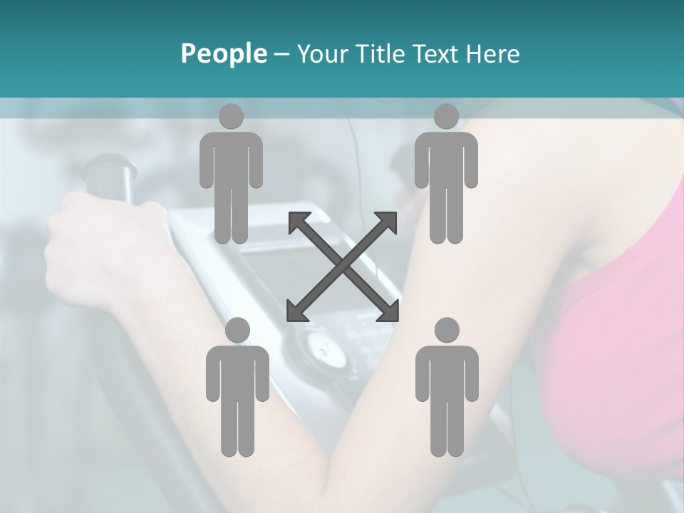 Caucasian Training Sport PowerPoint Template