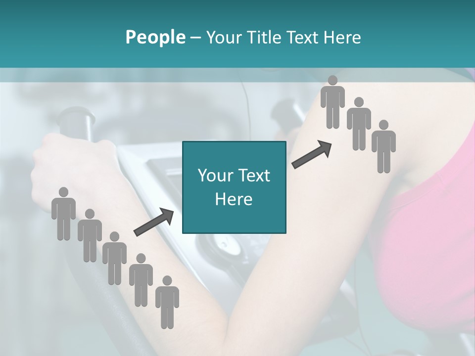 Caucasian Training Sport PowerPoint Template