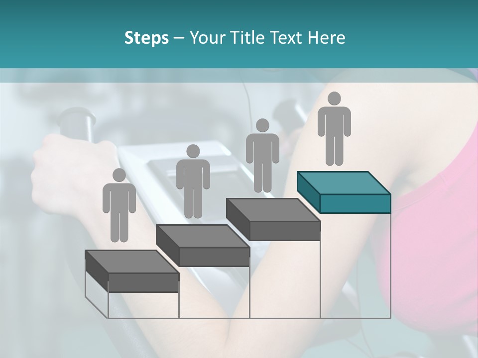 Caucasian Training Sport PowerPoint Template