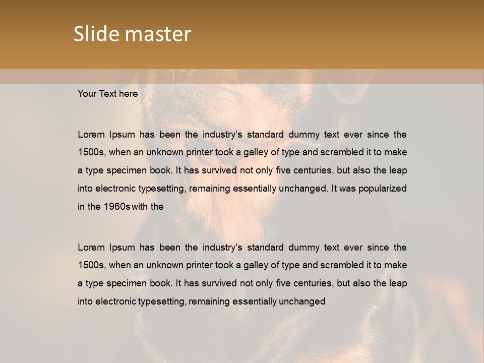 Friendly Attack Portrait PowerPoint Template