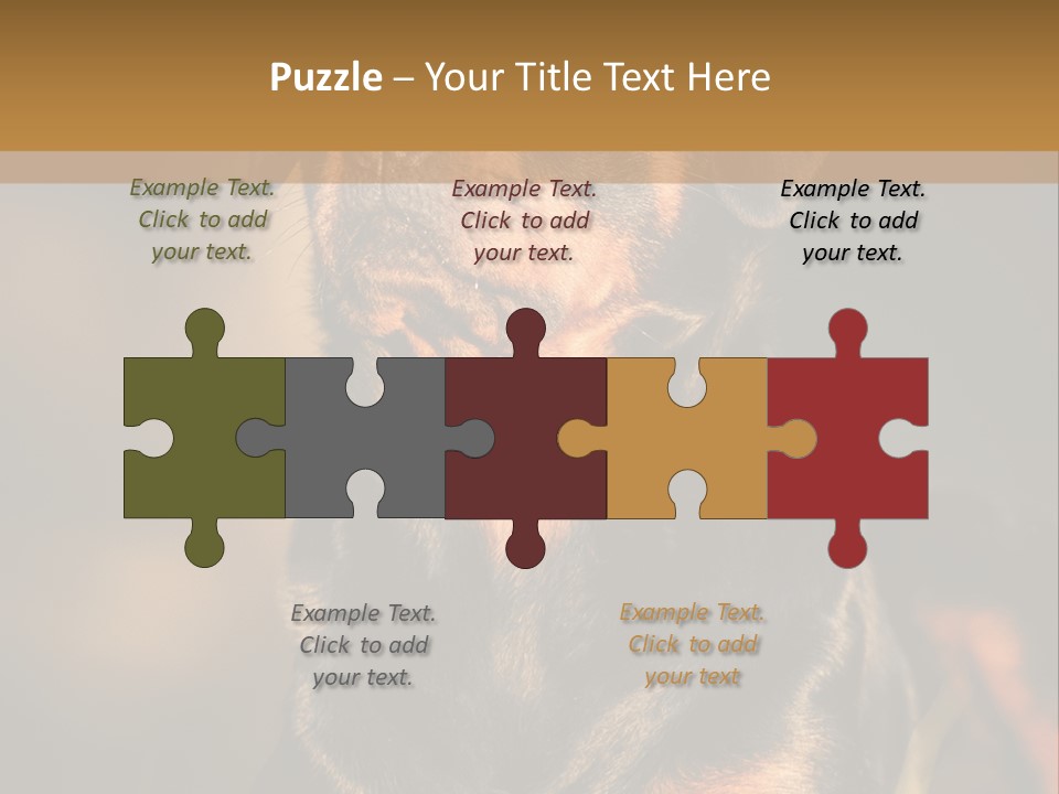 Friendly Attack Portrait PowerPoint Template