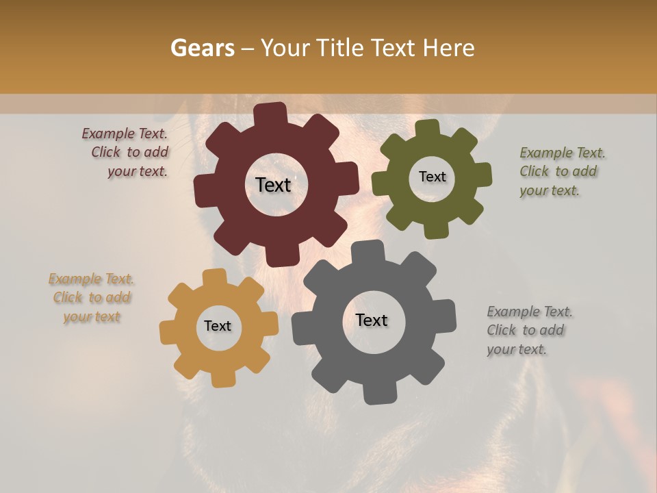 Friendly Attack Portrait PowerPoint Template