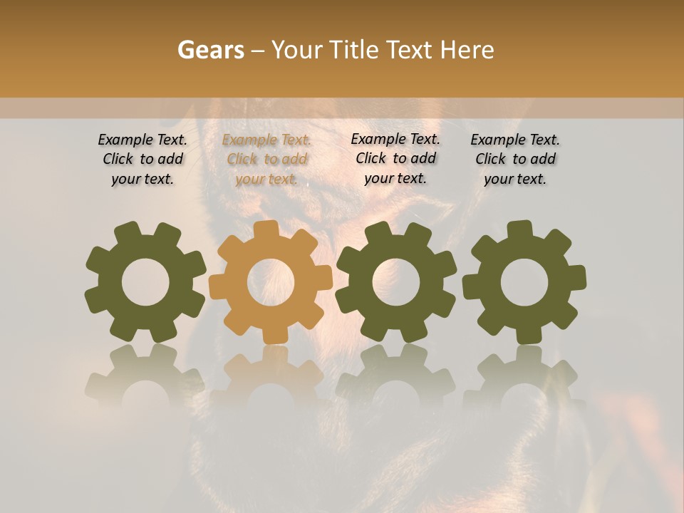 Friendly Attack Portrait PowerPoint Template