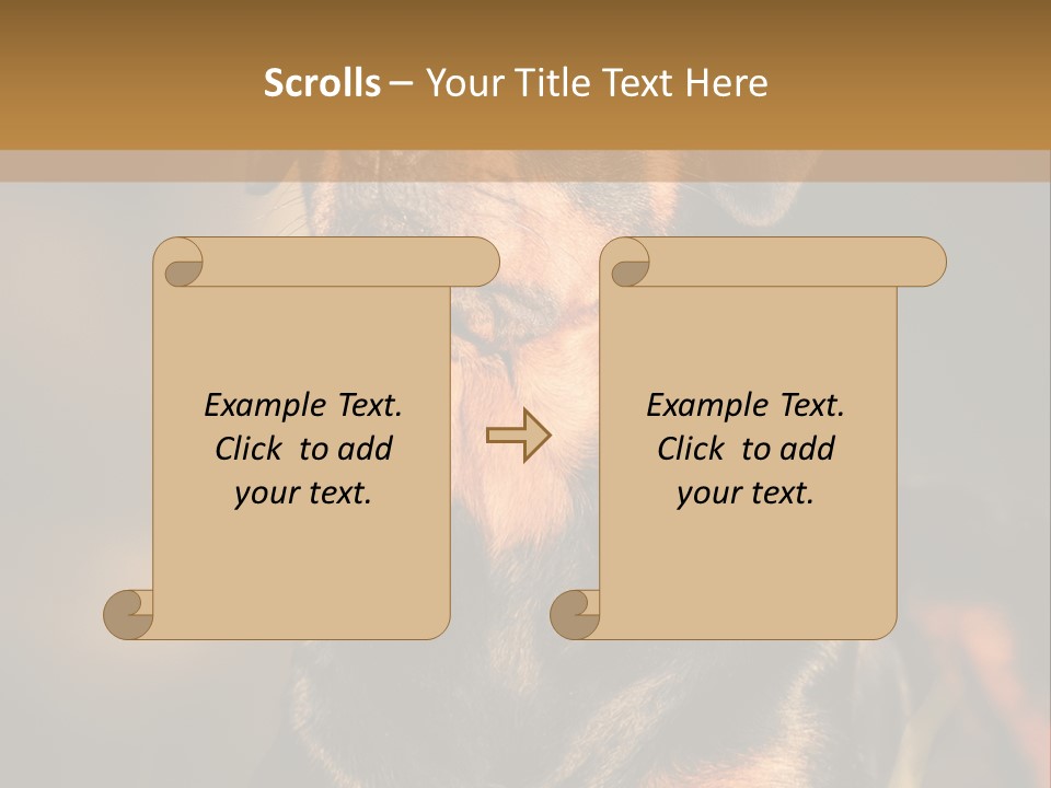 Friendly Attack Portrait PowerPoint Template