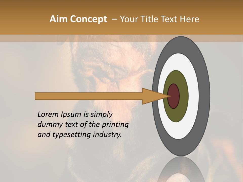 Friendly Attack Portrait PowerPoint Template