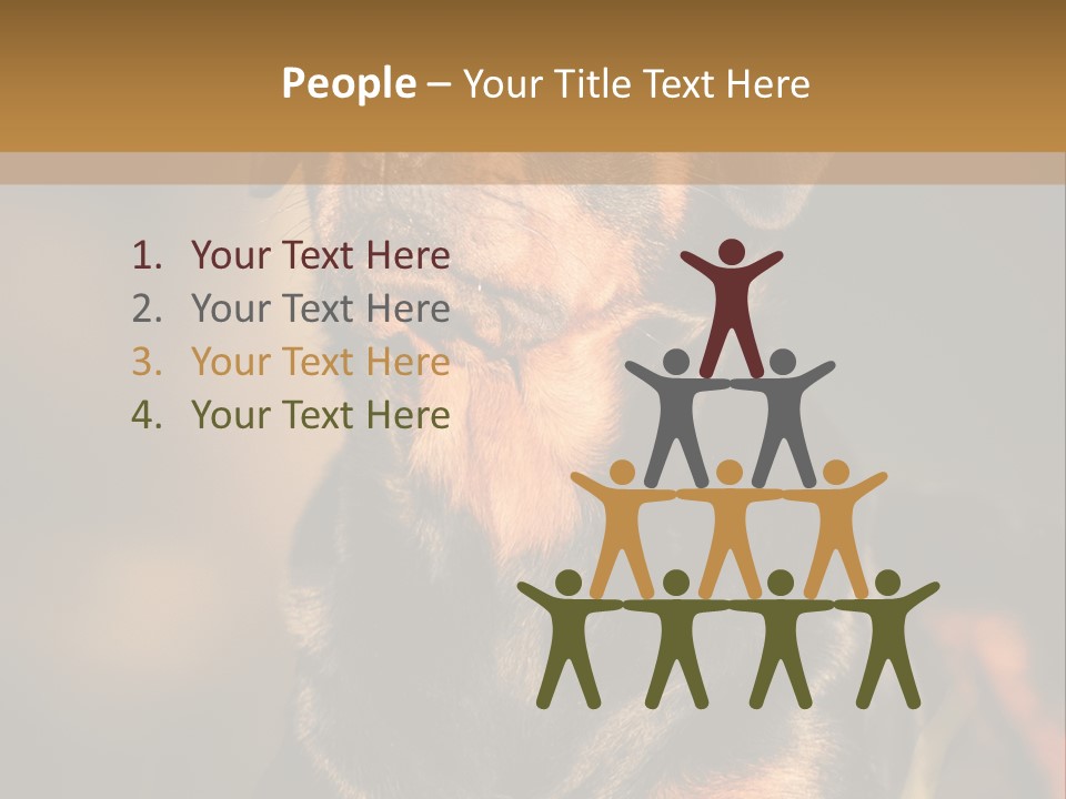 Friendly Attack Portrait PowerPoint Template
