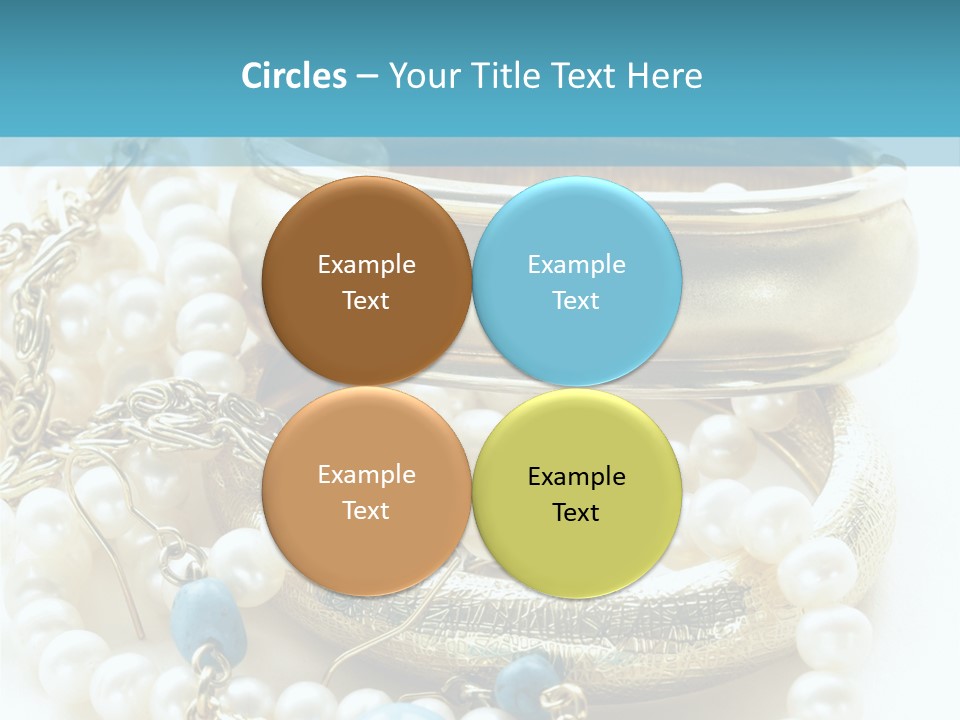 Jewelry Glamour White PowerPoint Template