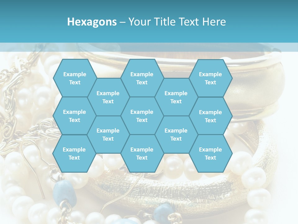 Jewelry Glamour White PowerPoint Template