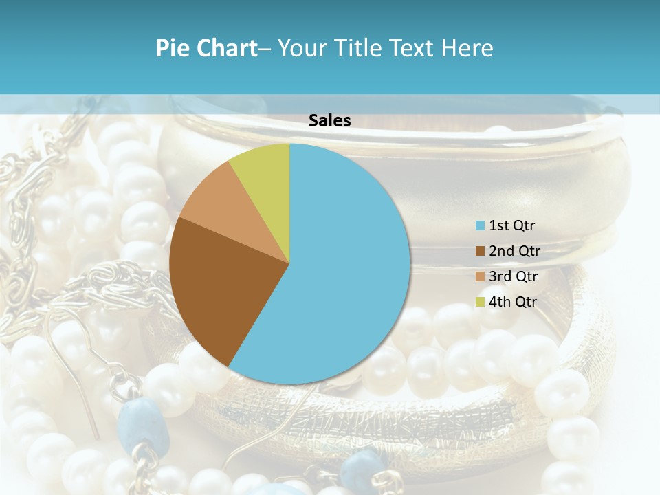 Jewelry Glamour White PowerPoint Template