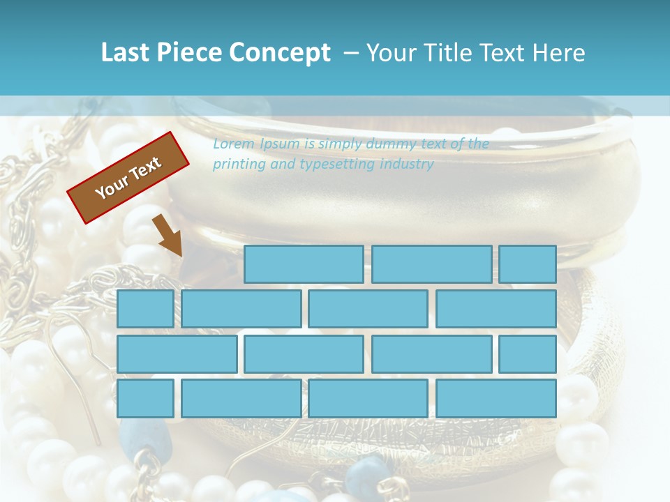 Jewelry Glamour White PowerPoint Template