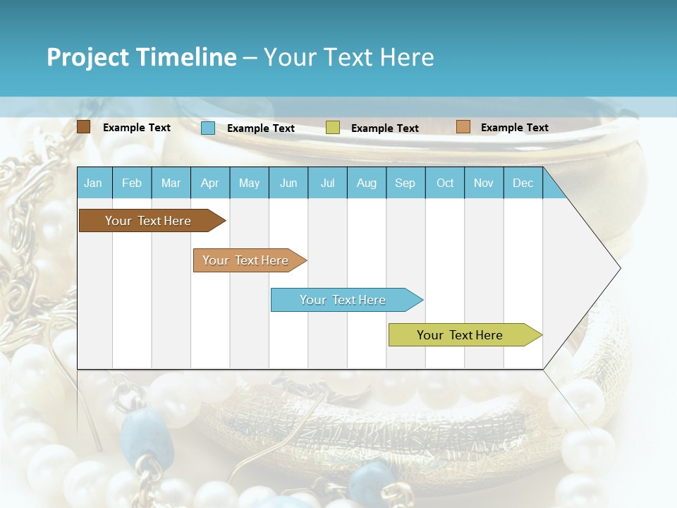 Jewelry Glamour White PowerPoint Template