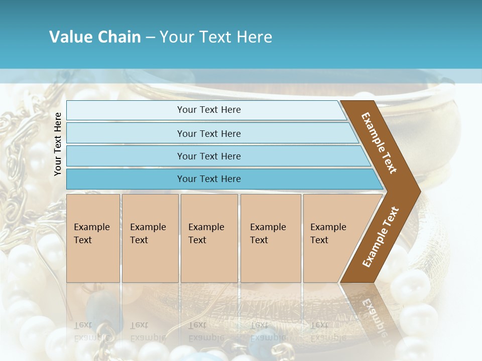 Jewelry Glamour White PowerPoint Template