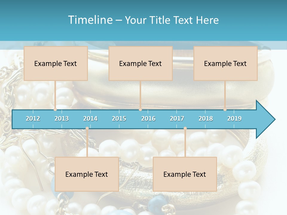 Jewelry Glamour White PowerPoint Template