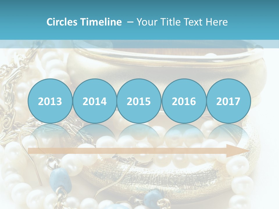 Jewelry Glamour White PowerPoint Template