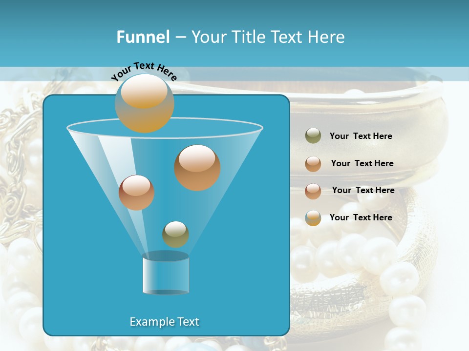 Jewelry Glamour White PowerPoint Template