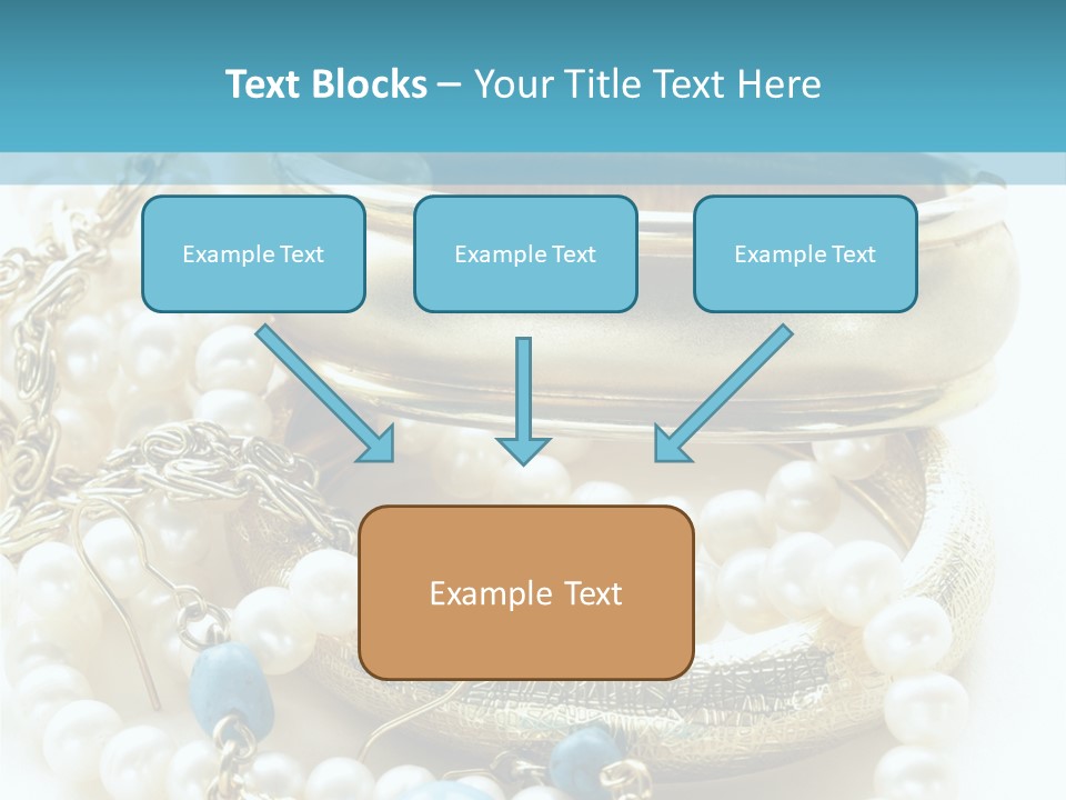 Jewelry Glamour White PowerPoint Template