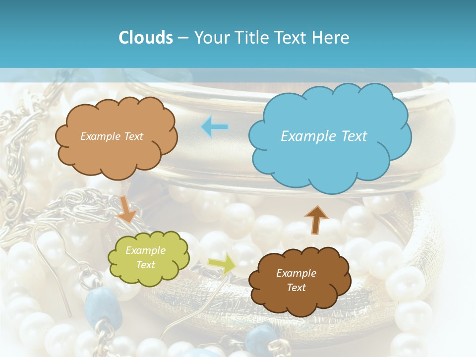 Jewelry Glamour White PowerPoint Template