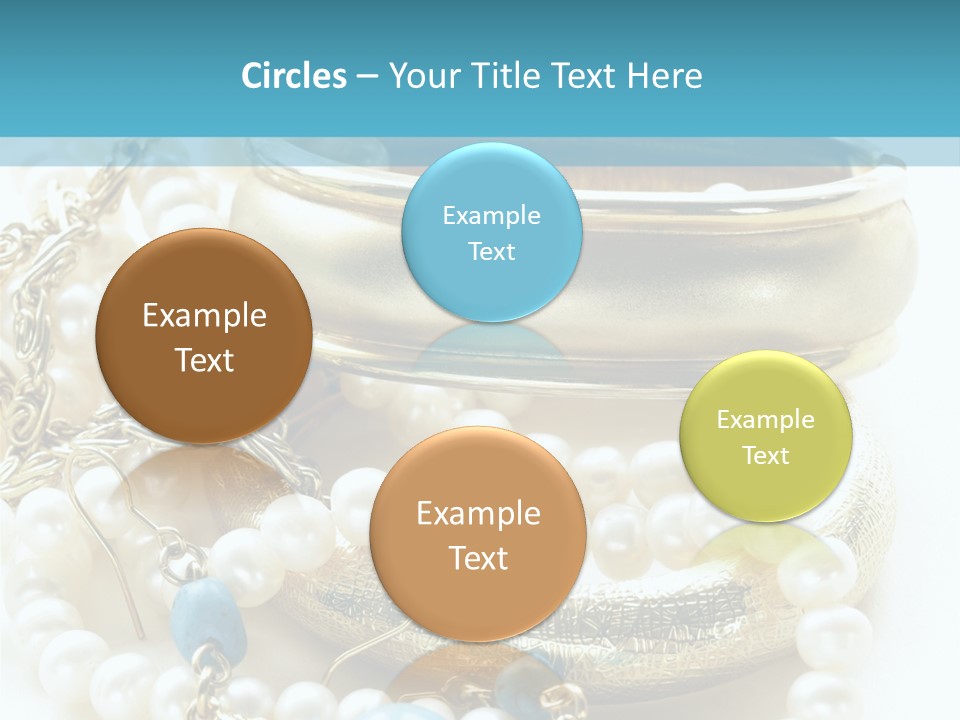 Jewelry Glamour White PowerPoint Template