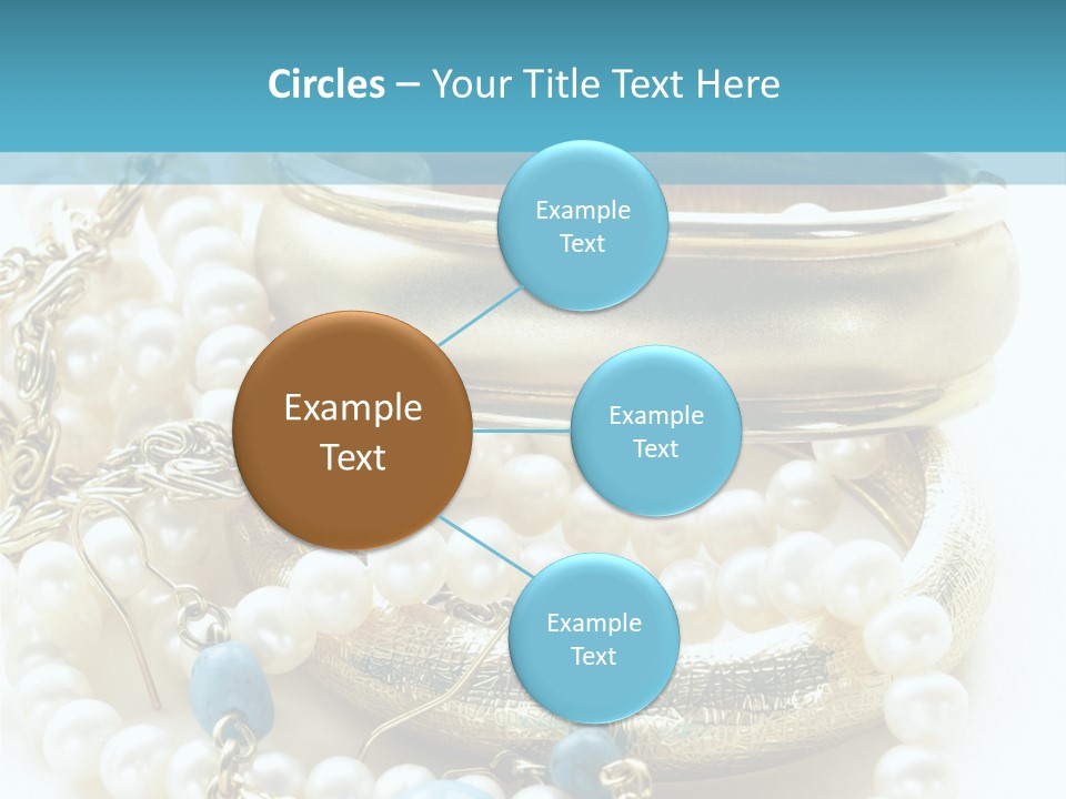 Jewelry Glamour White PowerPoint Template