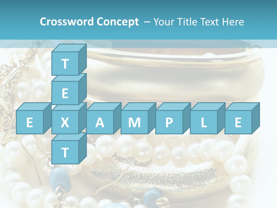 Jewelry Glamour White PowerPoint Template