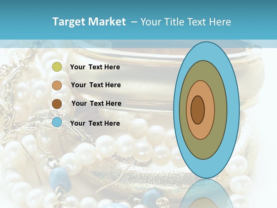 Jewelry Glamour White PowerPoint Template