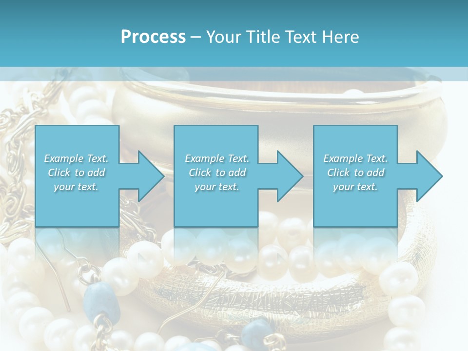 Jewelry Glamour White PowerPoint Template