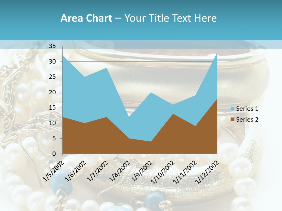 Jewelry Glamour White PowerPoint Template