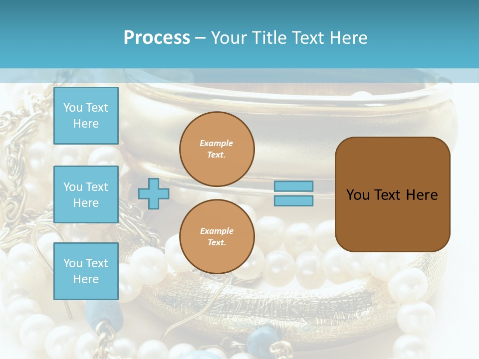 Jewelry Glamour White PowerPoint Template