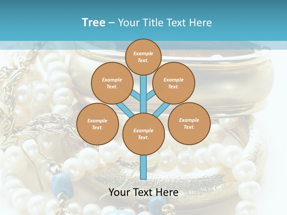 Jewelry Glamour White PowerPoint Template