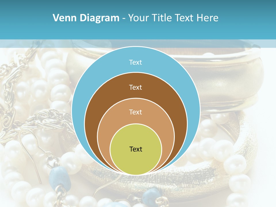 Jewelry Glamour White PowerPoint Template