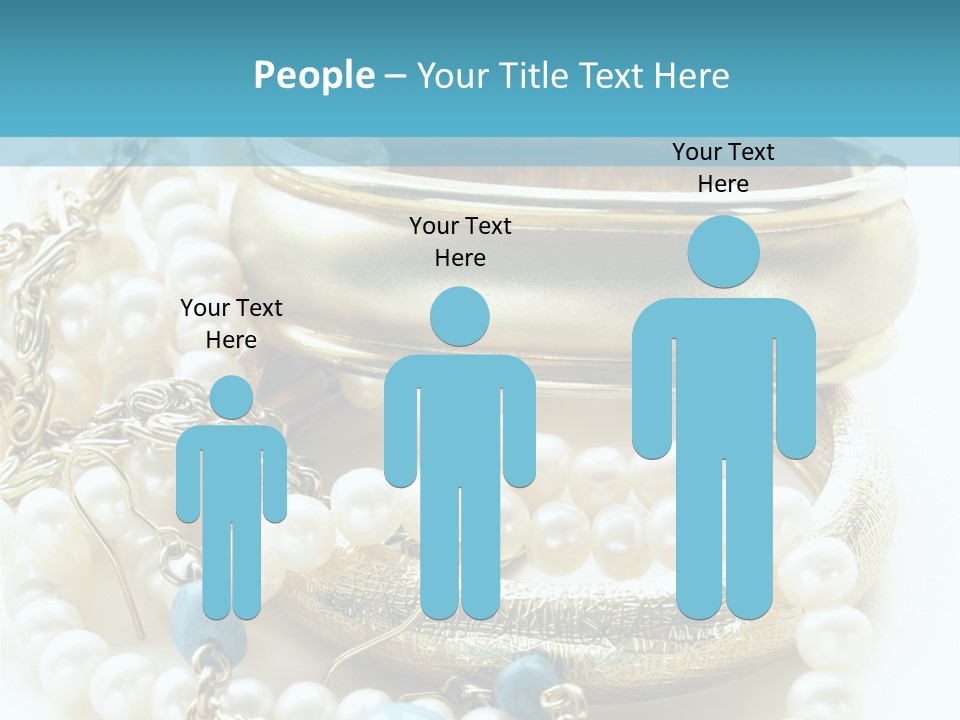 Jewelry Glamour White PowerPoint Template